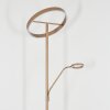 Melak Lampadaire, Liseuse LED Or, 2 lumières