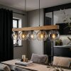 Koyoto Suspension, Boule lumineuse, Suspension Écru, Noir, 5 lumières