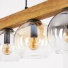 Koyoto Suspension, Boule lumineuse, Suspension Écru, Noir, 5 lumières