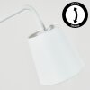 Talor Lampadaire Blanc, 1 lumière