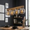 Ripoll Suspension, Boule lumineuse, Suspension Écru, Noir, 4 lumières