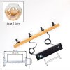 Ripoll Suspension, Boule lumineuse, Suspension Écru, Noir, 4 lumières