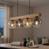 Ripoll Suspension, Boule lumineuse, Suspension Écru, Noir, 4 lumières