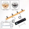 Ripoll Suspension, Boule lumineuse, Suspension Écru, Noir, 4 lumières
