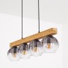 Koyoto Suspension, Boule lumineuse, Suspension Écru, Noir, 4 lumières