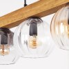 Koyoto Suspension, Boule lumineuse, Suspension Écru, Noir, 4 lumières