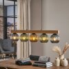 Koyoto Suspension, Boule lumineuse, Suspension Écru, Noir, 5 lumières