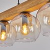 Koyoto Suspension, Boule lumineuse, Suspension Écru, Noir, 4 lumières