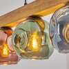 Ripoll Suspension, Boule lumineuse, Suspension Écru, Noir, 5 lumières