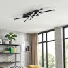 Velon Plafonnier LED Noir, 1 lumière