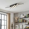 Velon Plafonnier LED Noir, 1 lumière