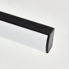 Velon Plafonnier LED Noir, 1 lumière