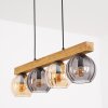 Koyoto Suspension, Boule lumineuse, Suspension Écru, Noir, 4 lumières
