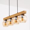 Koyoto Suspension, Boule lumineuse, Suspension Écru, Noir, 4 lumières