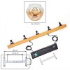 Ripoll Suspension, Boule lumineuse, Suspension Écru, Noir, 5 lumières
