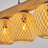 Basto Suspension, Boule lumineuse, Suspension Écru, Noir, 4 lumières