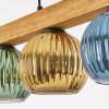 Koyoto Suspension, Boule lumineuse, Suspension Écru, Noir, 4 lumières