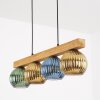 Koyoto Suspension, Boule lumineuse, Suspension Écru, Noir, 4 lumières