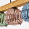 Koyoto Suspension, Boule lumineuse, Suspension Écru, Noir, 4 lumières