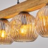 Ripoll Suspension, Boule lumineuse, Suspension Écru, Noir, 4 lumières