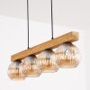Ripoll Suspension, Boule lumineuse, Suspension Écru, Noir, 4 lumières