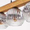 Ripoll Suspension, Boule lumineuse, Suspension Écru, Noir, 4 lumières