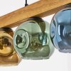 Ripoll Suspension, Boule lumineuse, Suspension Écru, Noir, 5 lumières