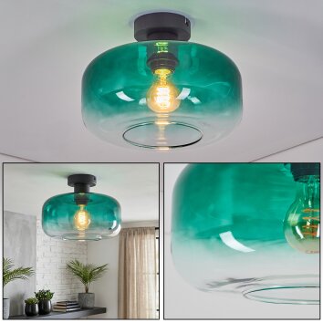 Boza Plafonnier Vert, Clair, 1 lumière