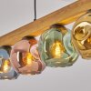 Ripoll Suspension, Boule lumineuse, Suspension Écru, Noir, 5 lumières