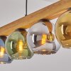 Koyoto Suspension, Boule lumineuse, Suspension Écru, Noir, 5 lumières