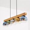 Koyoto Suspension, Boule lumineuse, Suspension Écru, Noir, 5 lumières