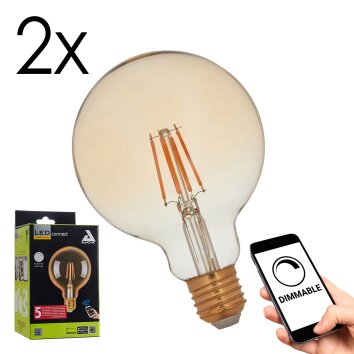 Luminaires Eglo E27 LED 5.5 Watt blanc chaud 500 Lumen