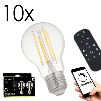 Luminaires Eglo E27 LED 6 Watt blanc neutre dimmable 806 Lumen