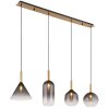 Elisabeth Suspension Luminaires Globo Lighting Laiton, 4 lumières