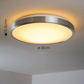 Plafonnier LED SORA Blanc, 1 lumière