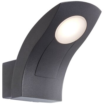 Applique murale d'extérieur AEG Brynna LED Anthracite, 1 lumière