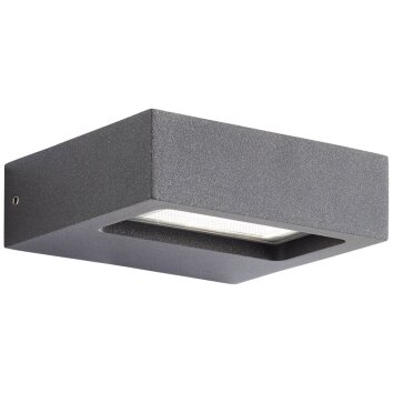 Applique murale d'extérieur AEG Glynn LED Anthracite, 1 lumière