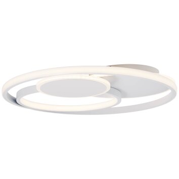 Plafonnier Brilliant Runda LED Blanc, 1 lumière