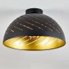 Plafonnier Osina Noir, 1 lumière