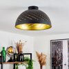 Plafonnier Osina Noir, 1 lumière