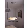 Suspension Osaka LED Chrome, 48 lumières