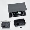 Hoods applique murale extérieure LED pour façade, lot de 2, effet haut bas IP44