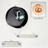 Gastor plafonnier globe en verre ambré, luminaire de plafond vintage E27