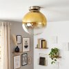 Gastor plafonnier boule E27 style rétro vintage pour salon et salle à manger