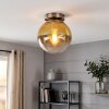 Gastor plafonnier boule ronde, luminaire de plafond globe E27 rétro vintage
