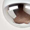 Plafonnier boule Gastor E27, luminaire de plafond rond style rétro-vintage