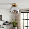 Plafonnier globe Gastor E27 vintage, style rétro pour salon et salle à manger