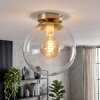 Gastor plafonnier globe vintage E27 Ø 25 cm, luminaire de plafond rond