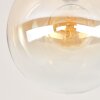Plafonnier globe Gastor E27, plafonnier boule Ø 25 cm, style rétro vintage