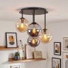 Gastor plafonnier boule 4 lampes E14, luminaire de plafond rond ø 25 cm